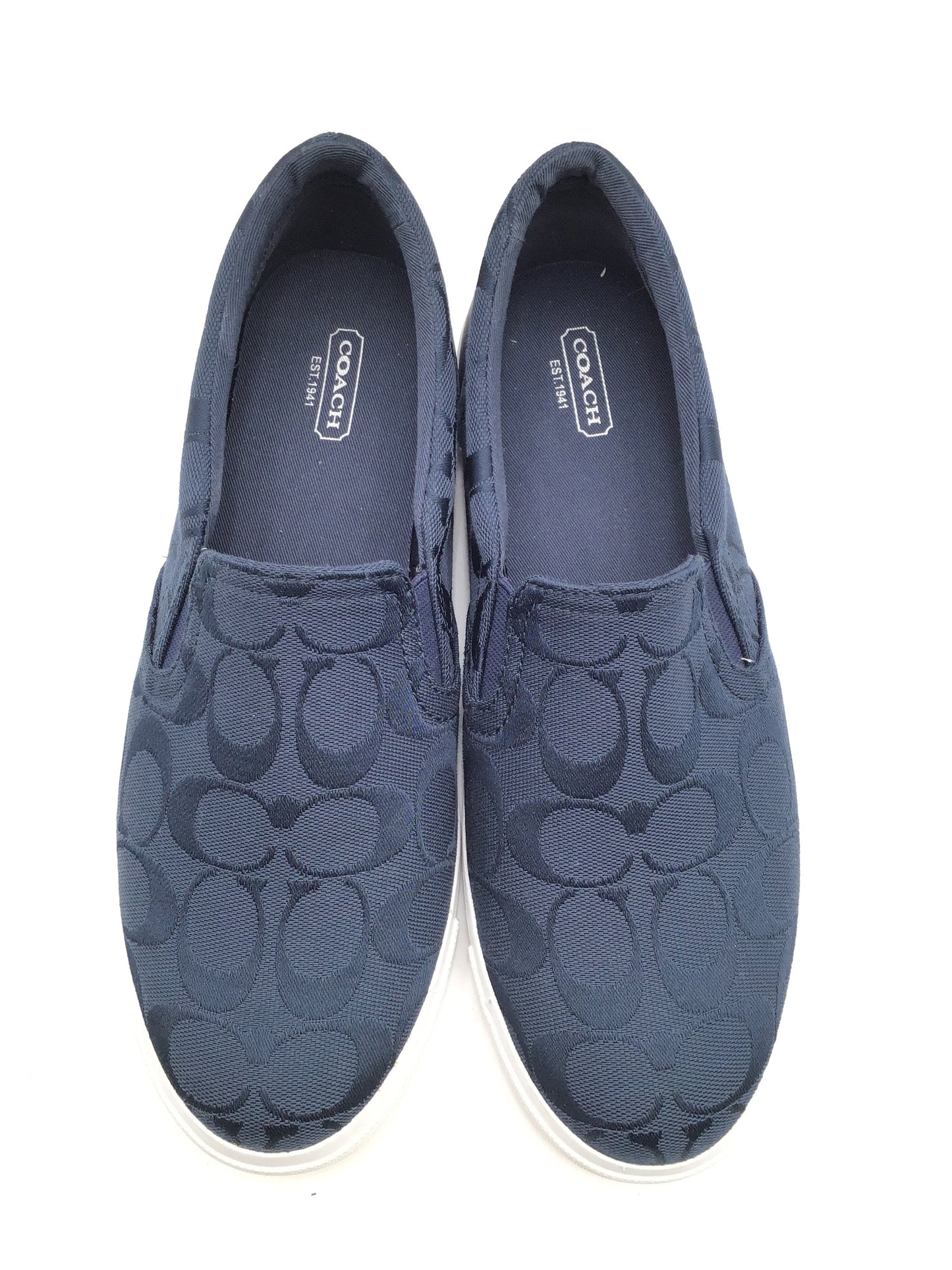 Shoes Designer By Coach In Navy, Size: 9