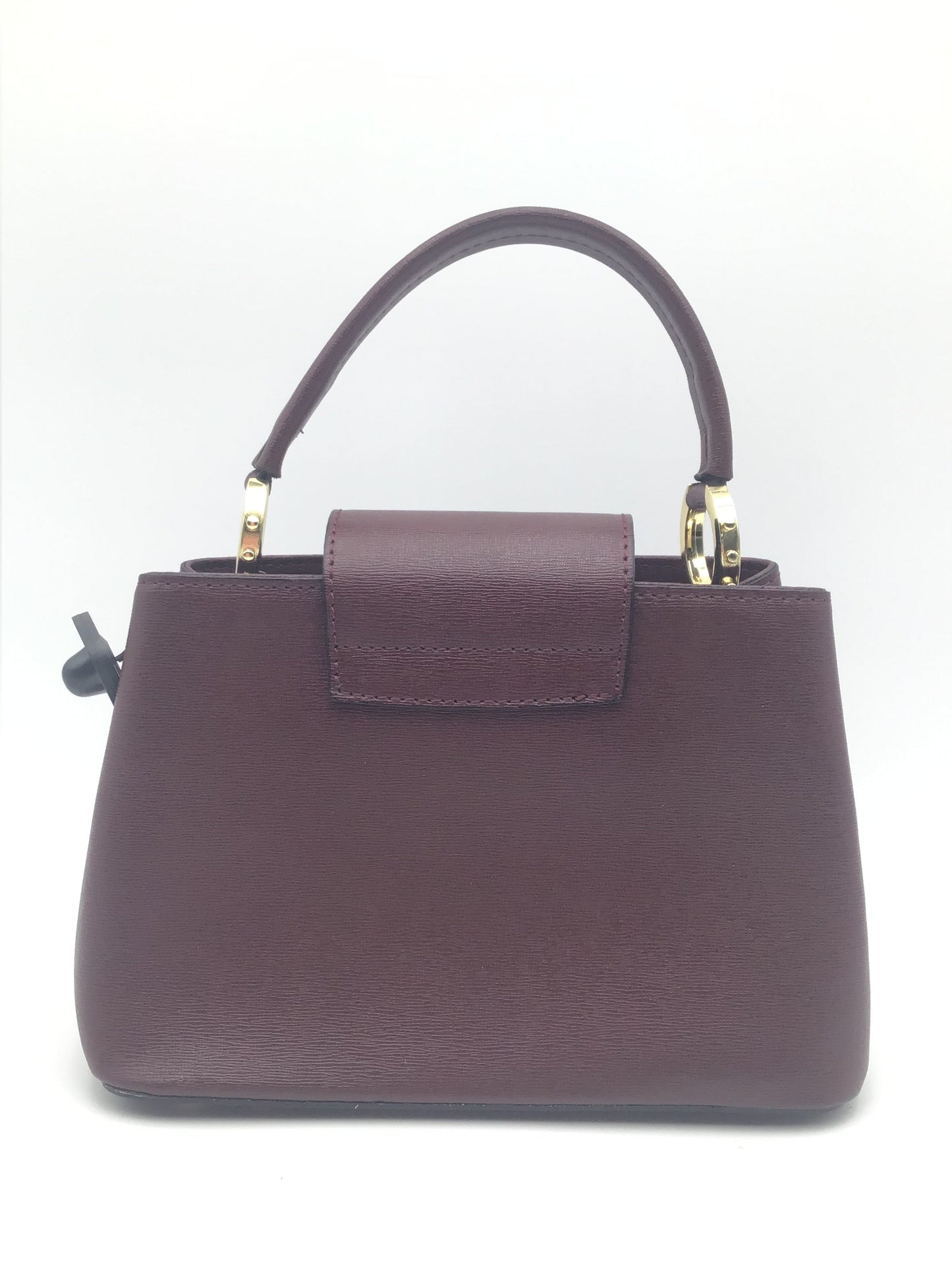 Handbag Leather By Clothes Mentor, Size: Small