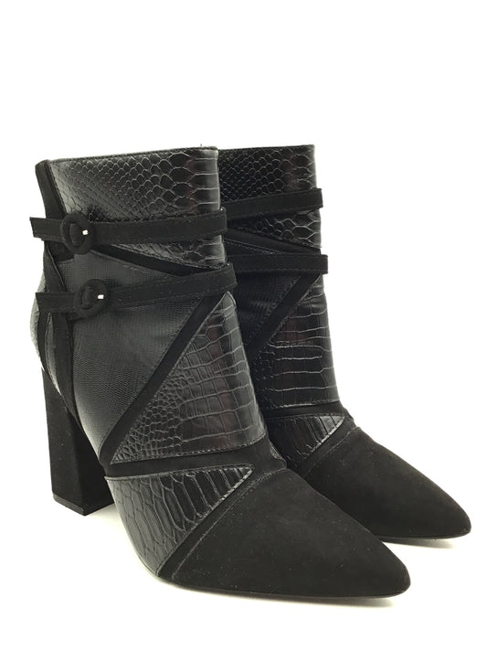 Shoes Heels Block By Just Fab In Black, Size: 12