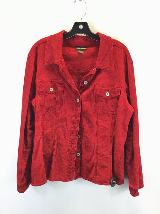 Jacket Other By Ashley Stewart In Red, Size: Xl