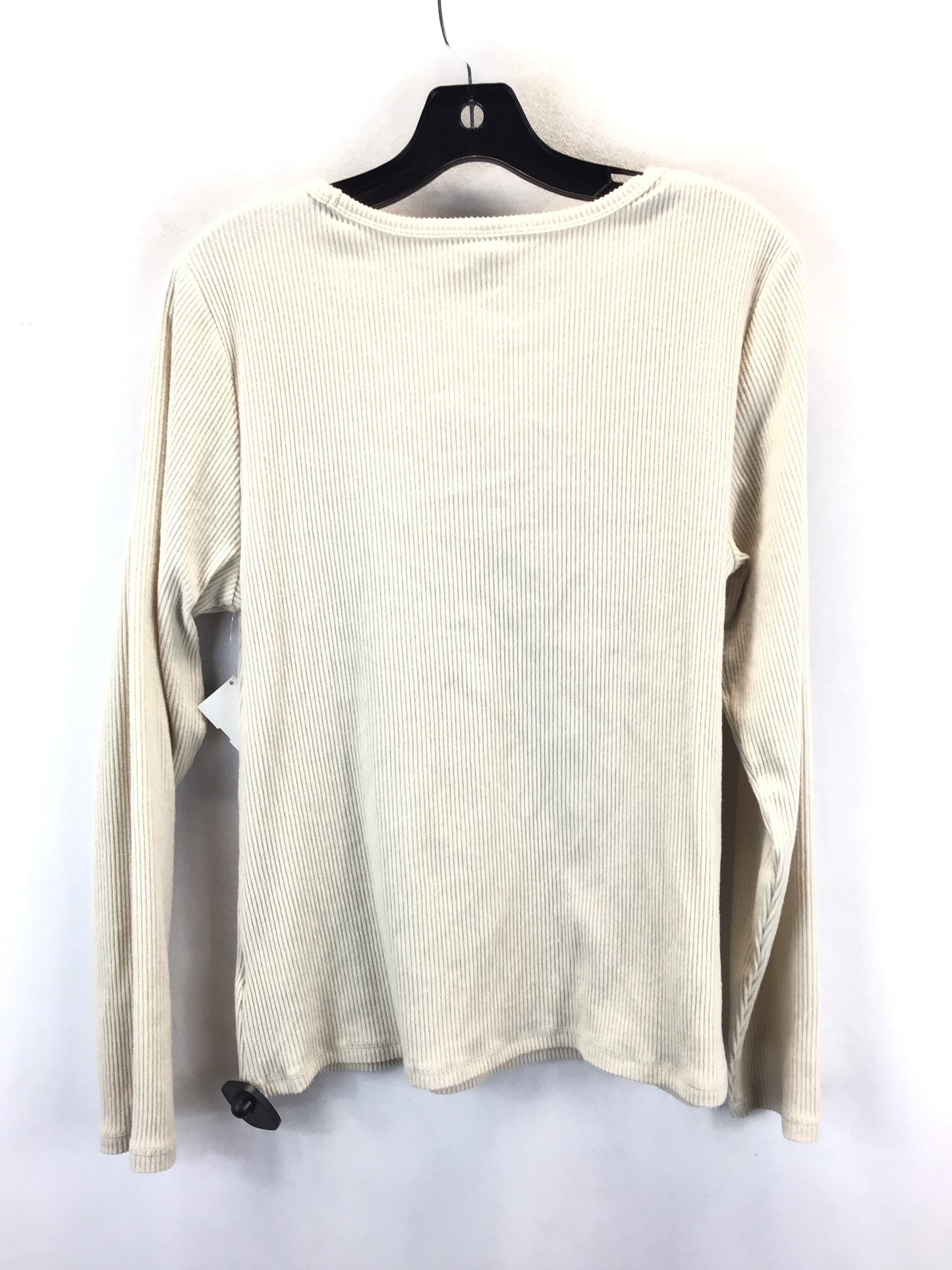 Top Long Sleeve Basic By Old Navy In Cream, Size: Xl