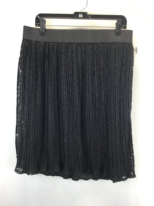 Skirt Midi By Ashley Stewart In Black, Size: 2x