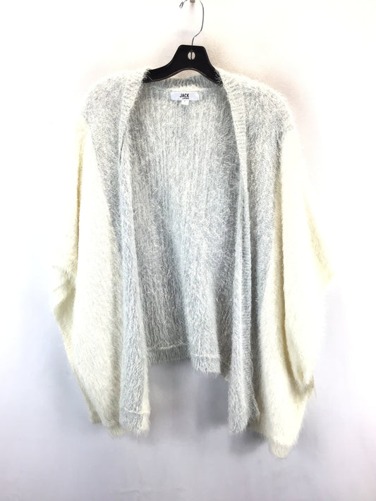 Sweater Cardigan By Bb Dakota In Cream & Grey, Size: L