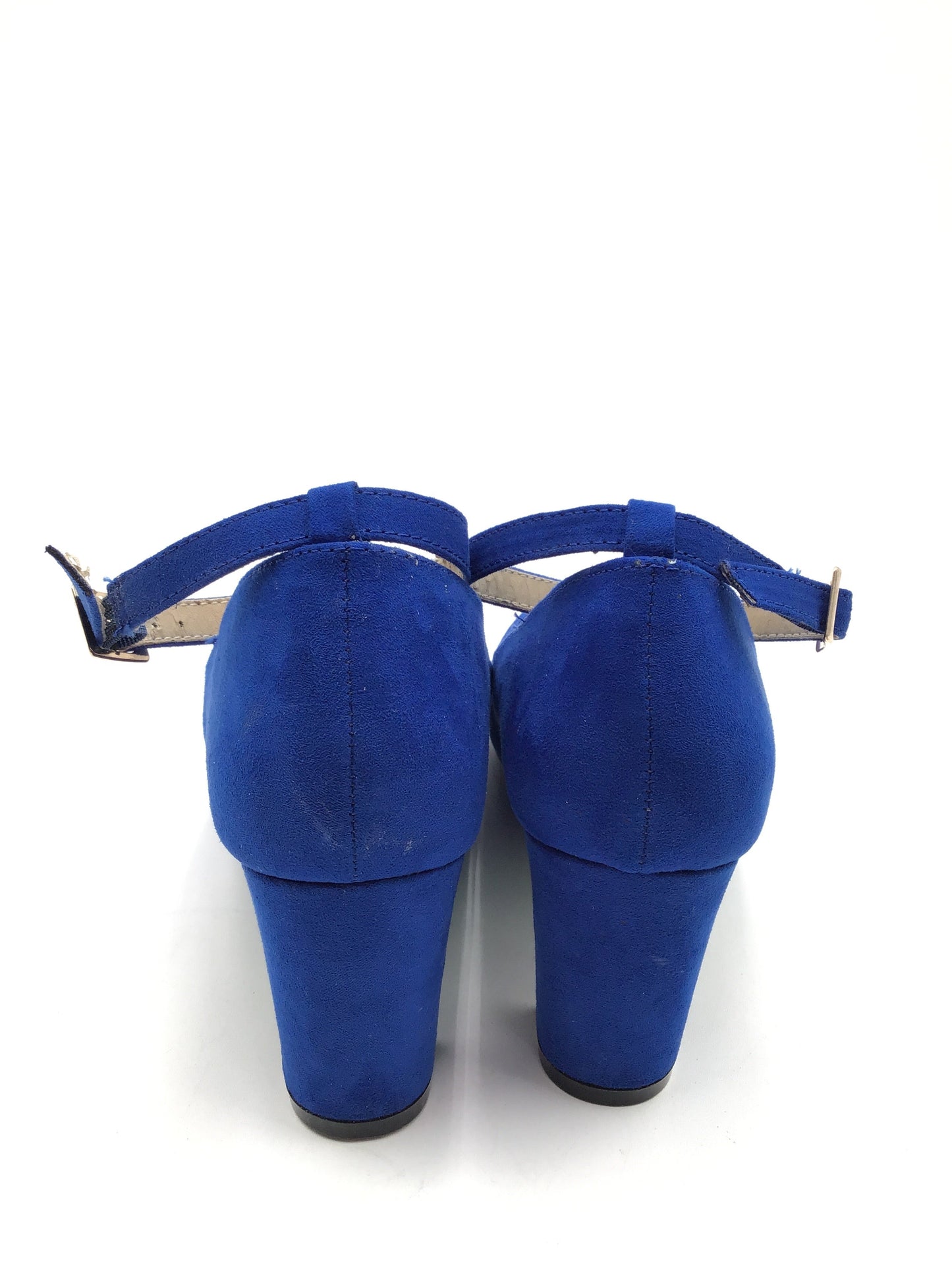 Shoes Heels Block By Clothes Mentor In Blue, Size: 9