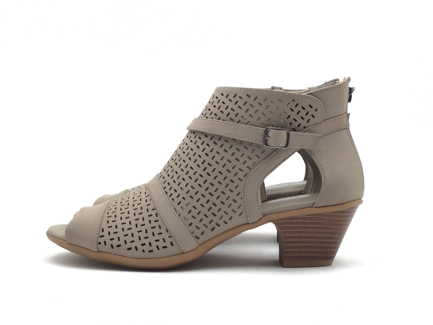 Shoes Heels Block By Easy Street In Beige, Size: 9.5