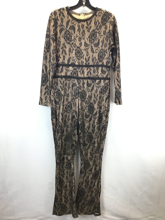 Jumpsuit By Clothes Mentor In Floral Print, Size: Xl