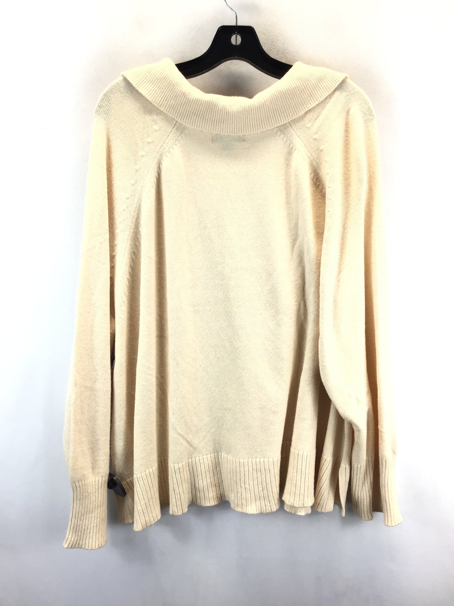 Sweater By Ava & Viv In Cream, Size: 3x