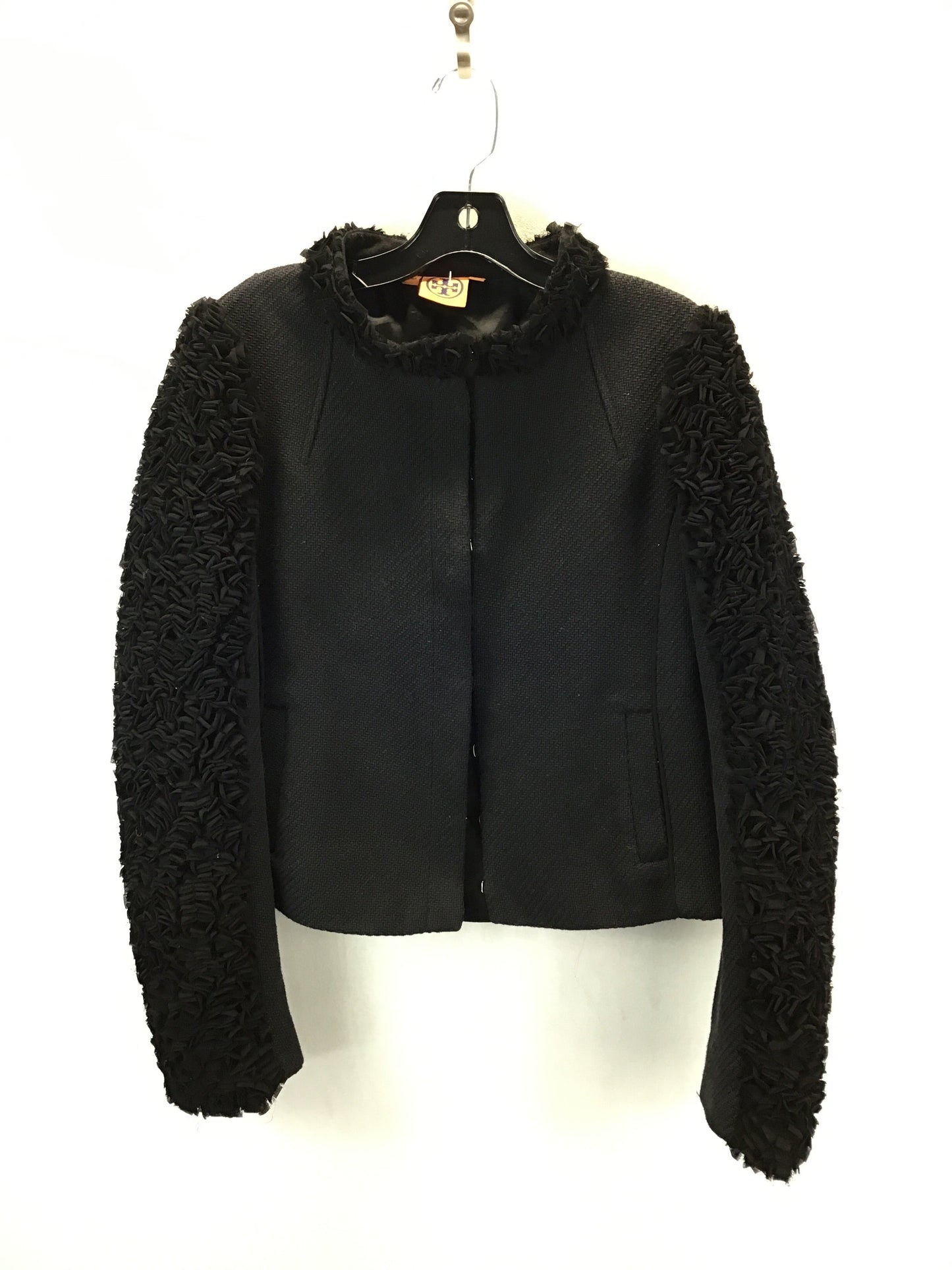 Jacket Designer By Tory Burch In Black, Size: M