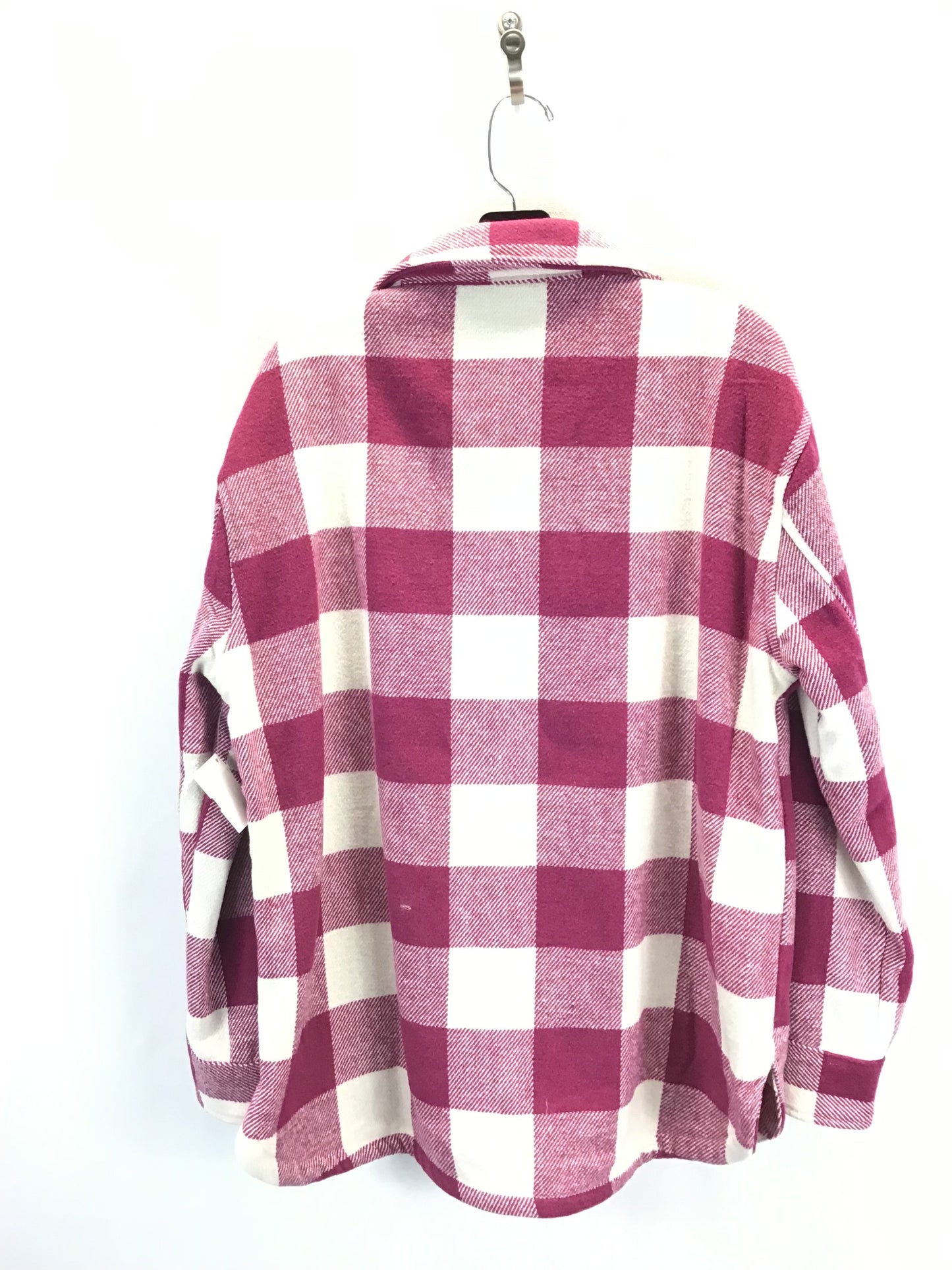 Top Long Sleeve By Clothes Mentor In Plaid Pattern, Size: M