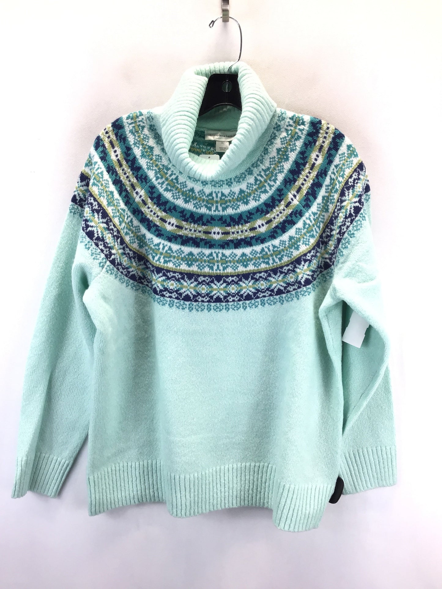 Sweater By Clothes Mentor In Blue, Size: Xl