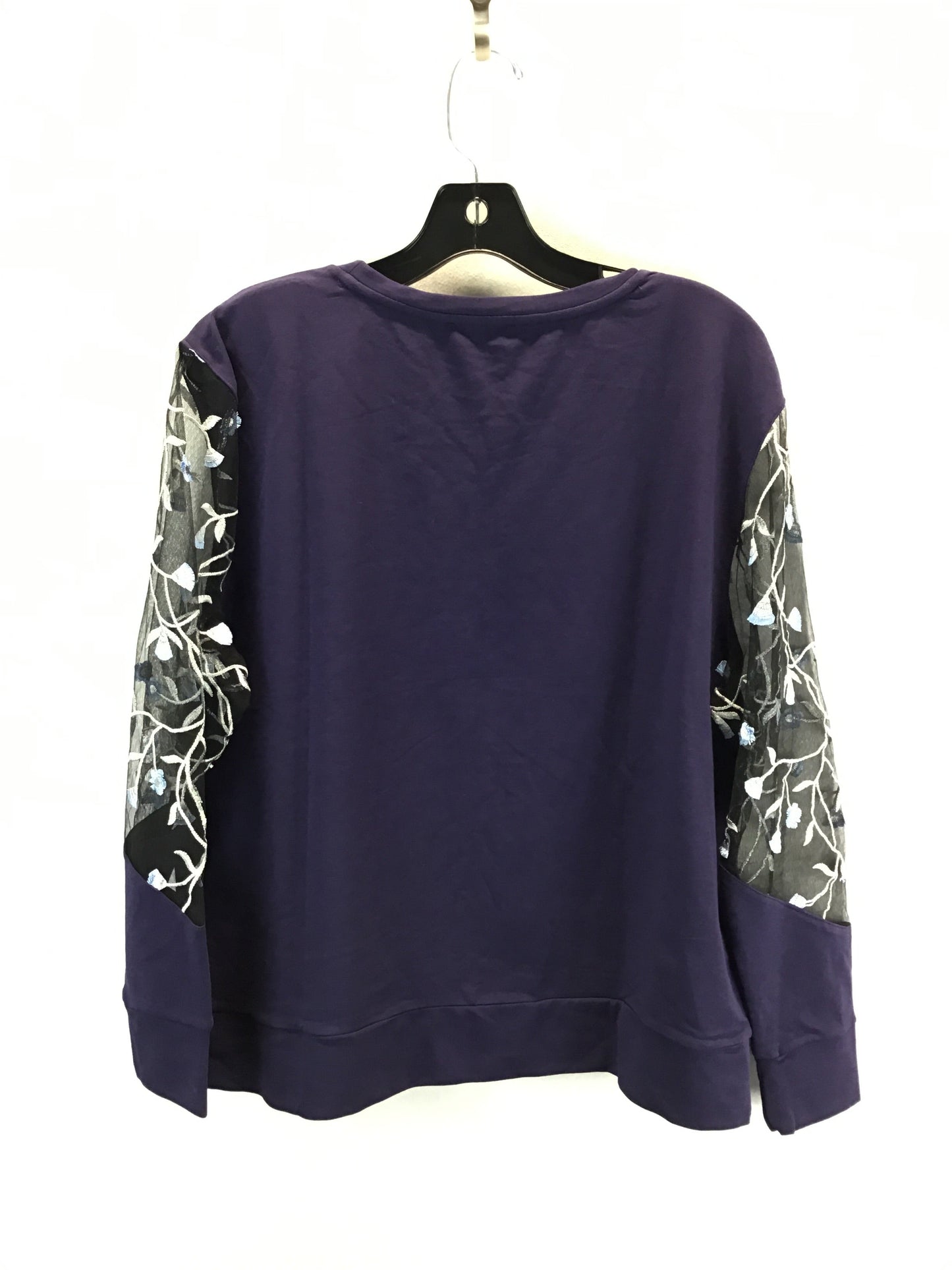 Top Long Sleeve By Clothes Mentor In Purple, Size: Xl