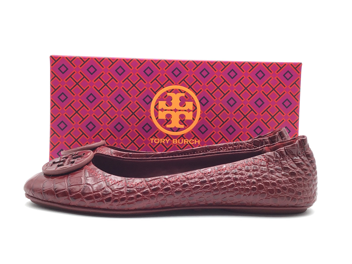 Shoes Designer By Tory Burch In Maroon, Size: 9