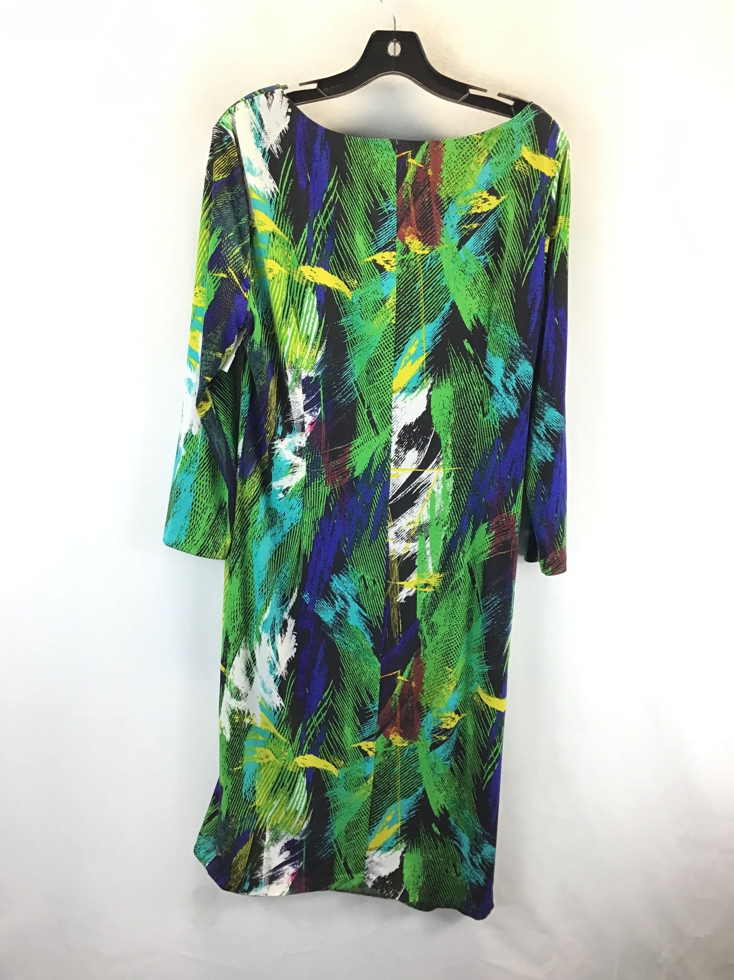 Dress Work By Anne Klein In Multi-colored, Size: Xl