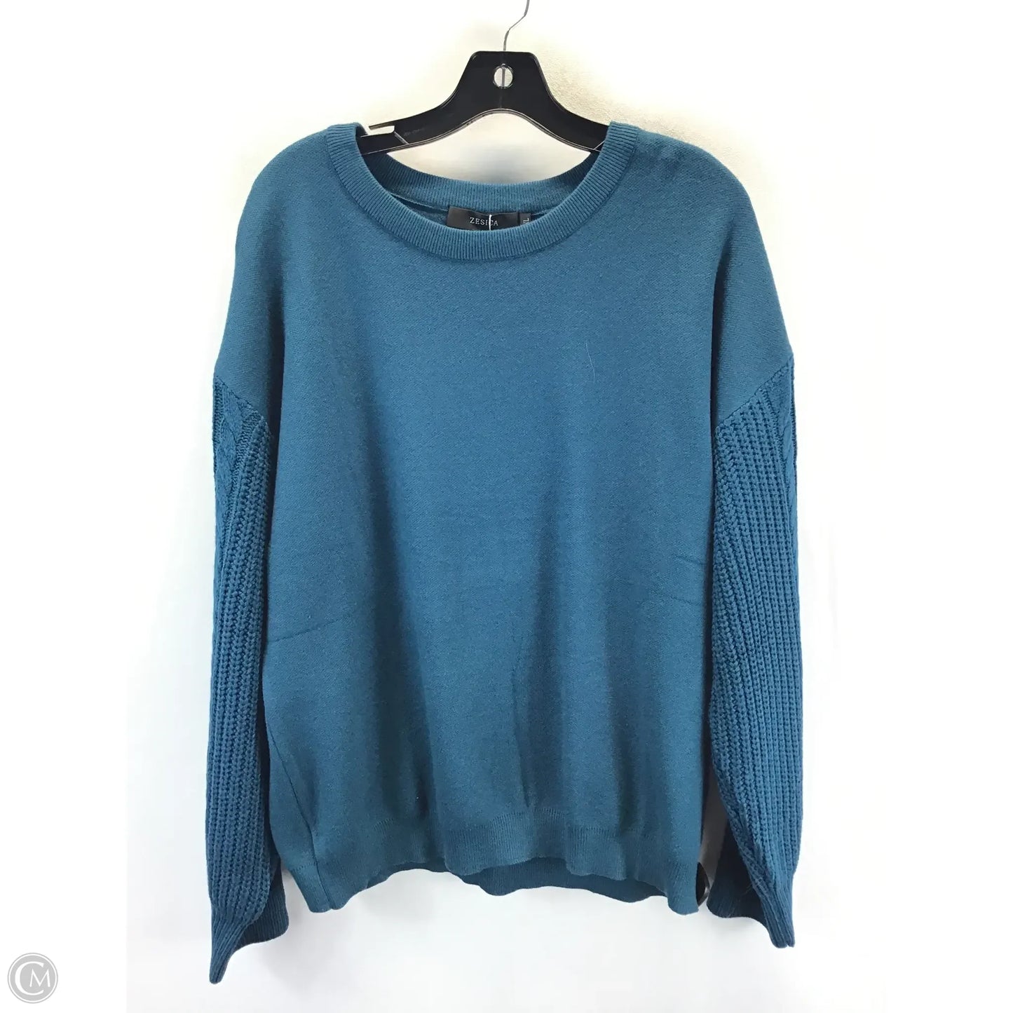 Sweater By Clothes Mentor In Blue, Size: Xl