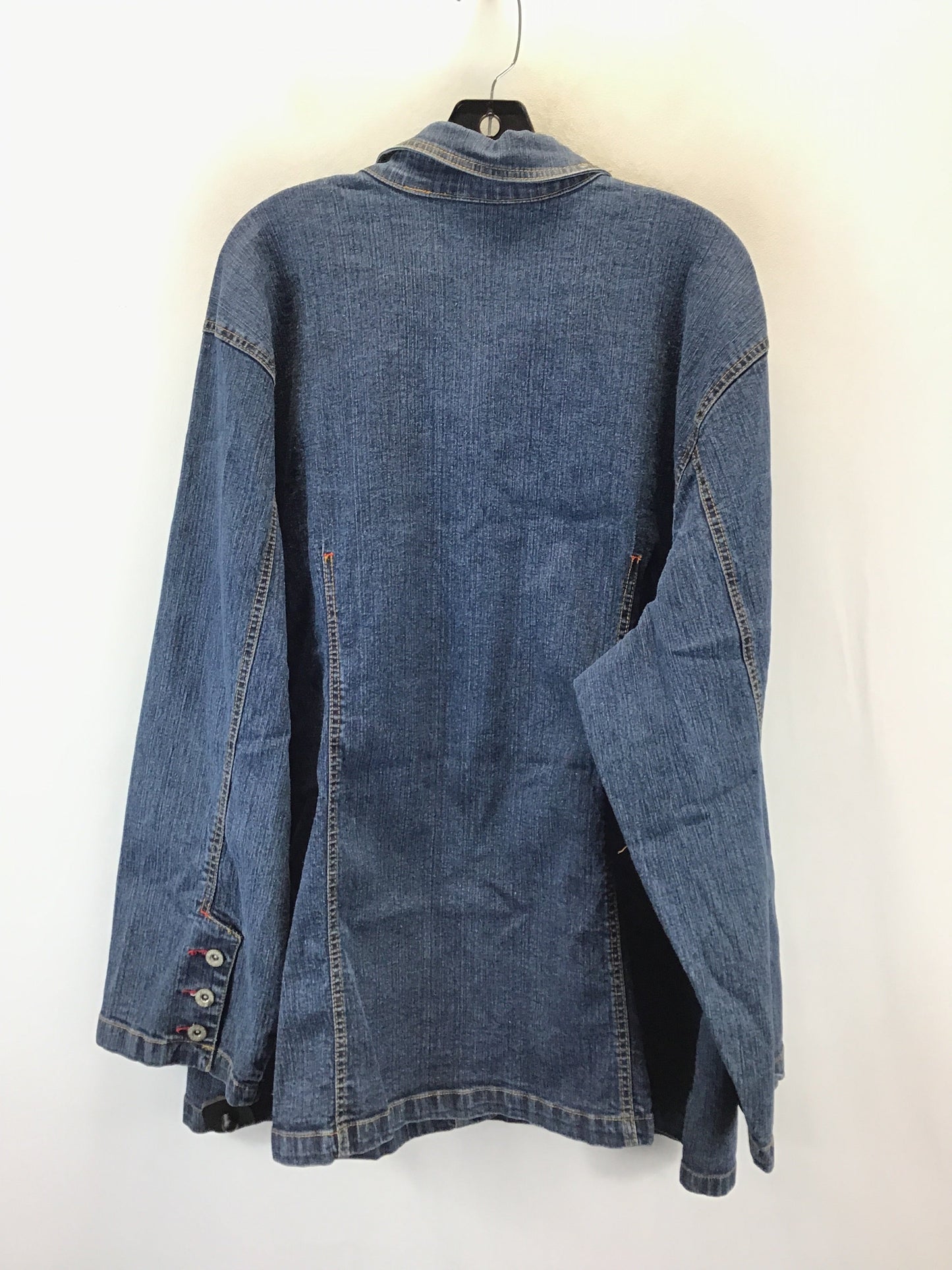 Jacket Denim By Ashley Stewart In Blue Denim, Size: 3x