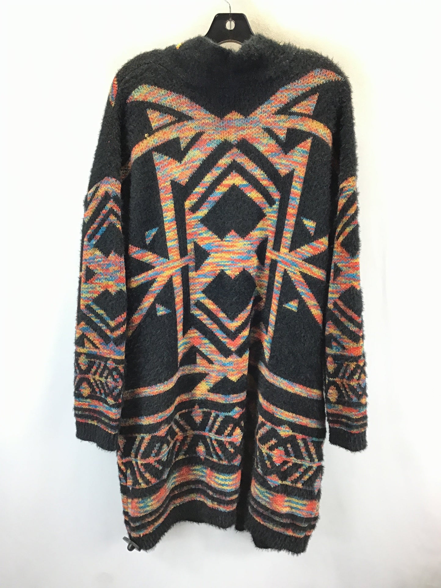 Sweater Cardigan By Clothes Mentor In Multi-colored, Size: Xl