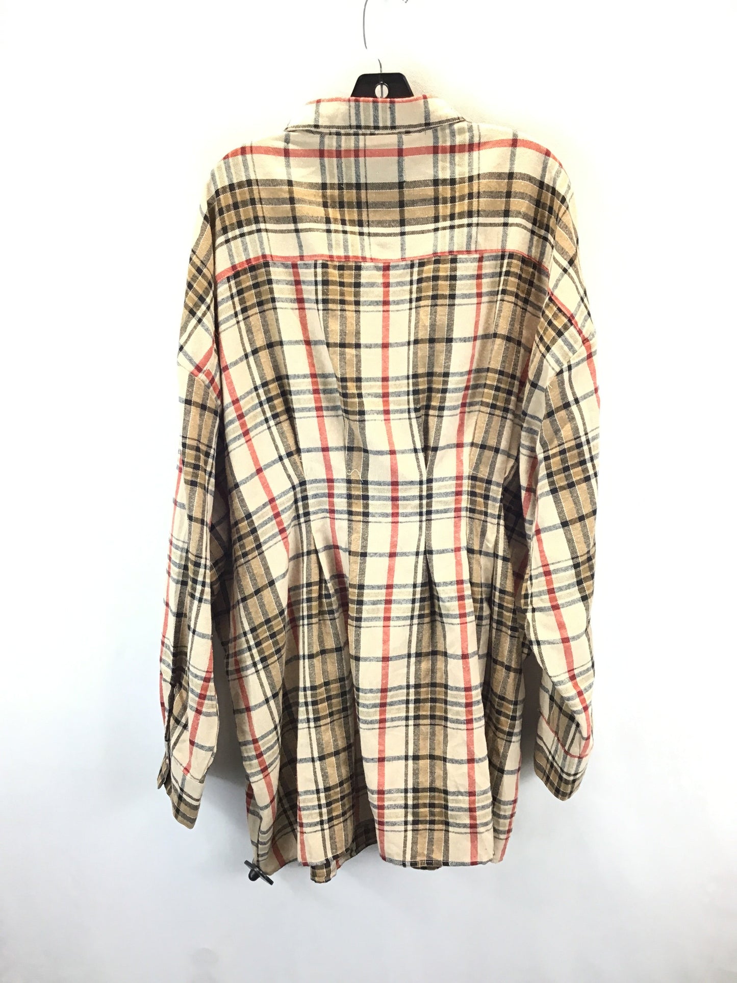 Dress Casual Short By Clothes Mentor In Plaid Pattern, Size: 3x