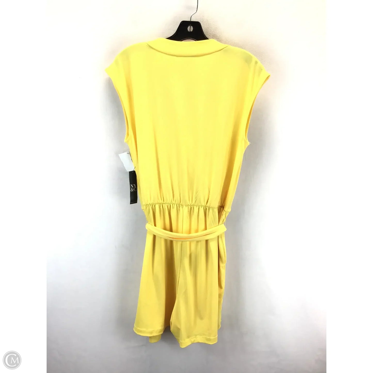 Romper By New York And Co In Yellow, Size: M