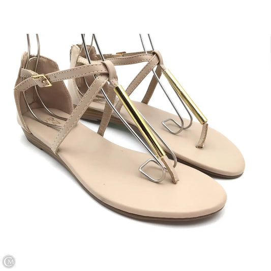 Sandals Flats By New York And Co In Beige, Size: 7