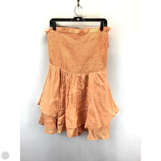 Romper By Fashion Nova In Orange, Size: 2x