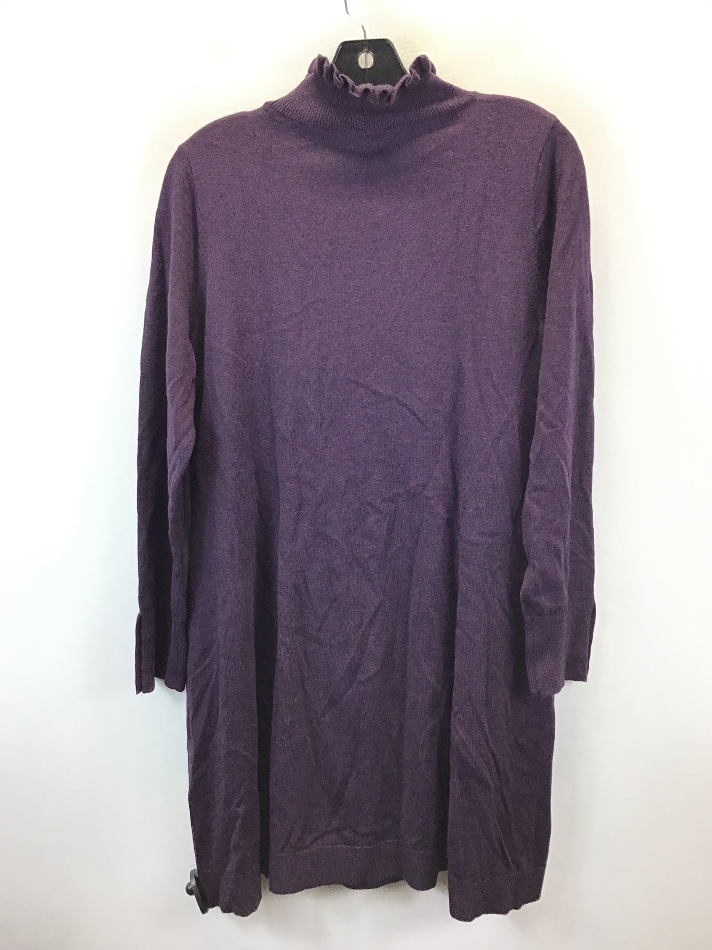 Dress Sweater By Loft In Purple, Size: Petite Large