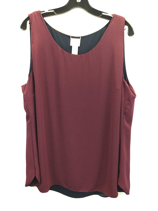 Top Sleeveless Basic By Chicos  Size: Xl