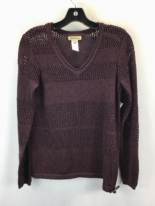 Sweater By Democracy In Burgundy, Size: S