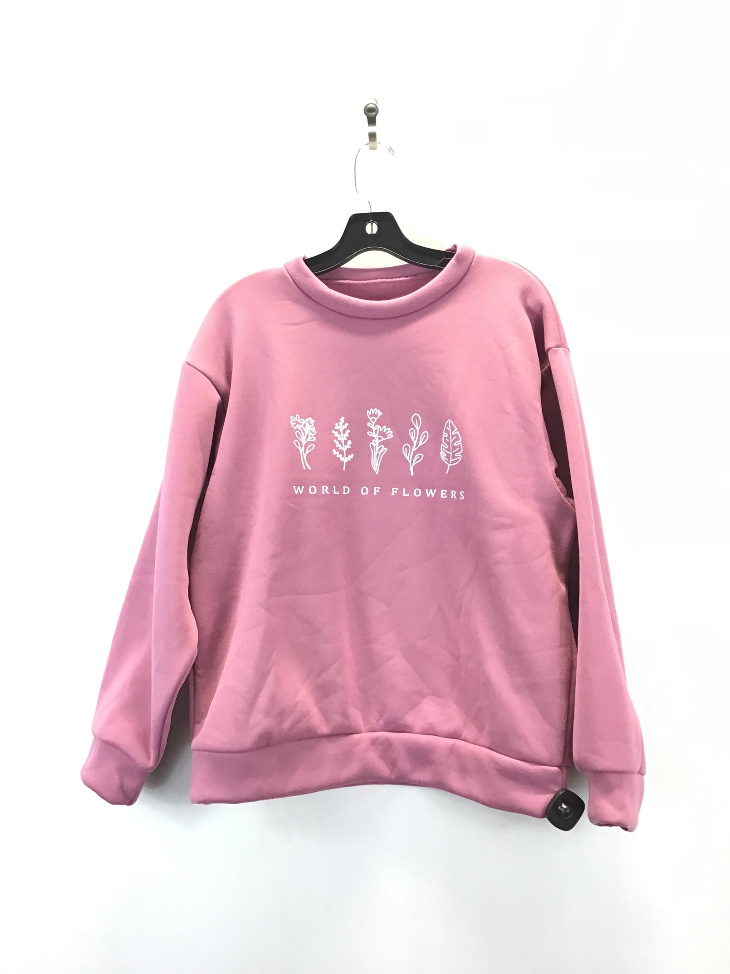 Sweatshirt Crewneck By Shein In Blush, Size: M