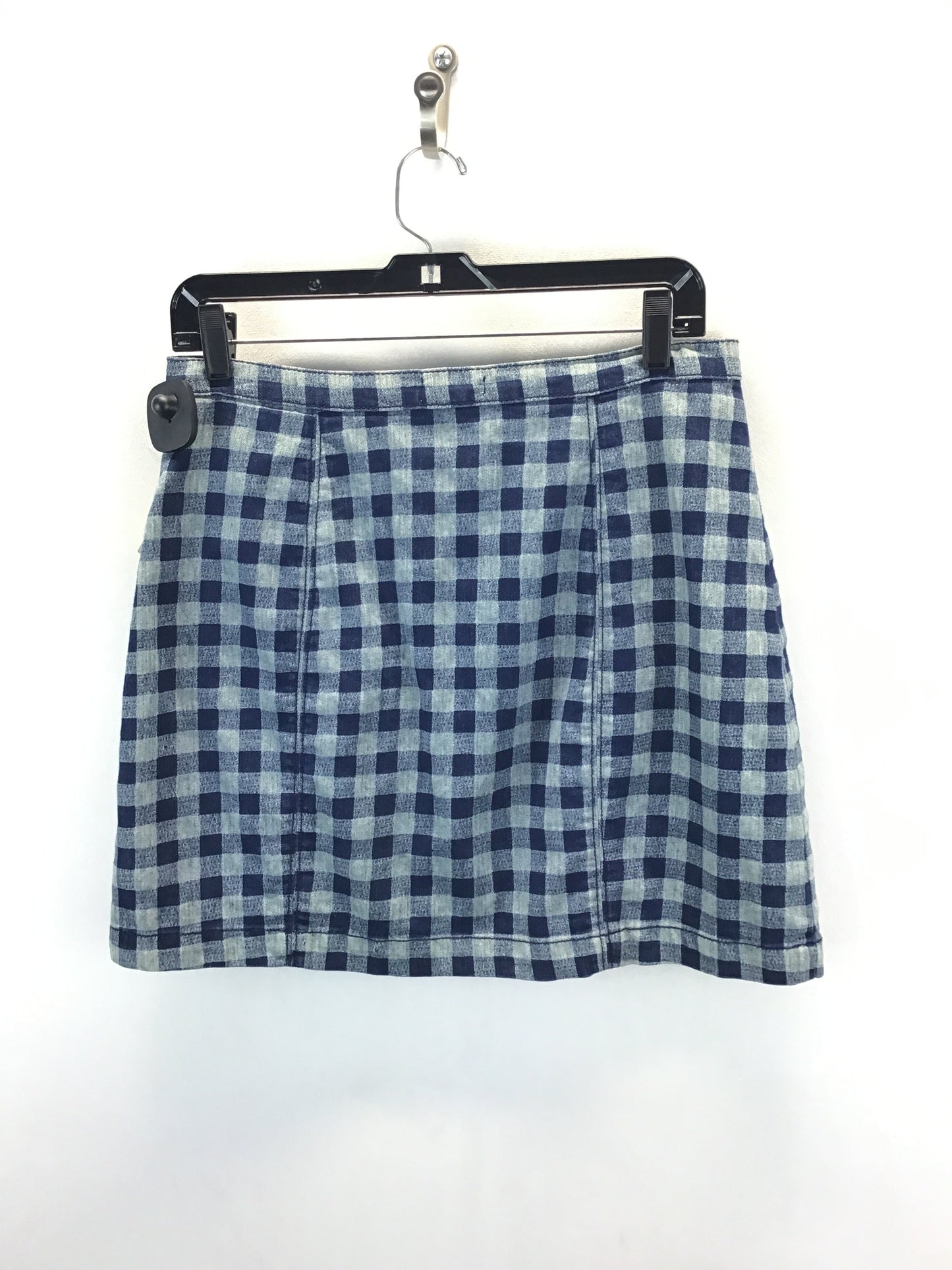 Skirt Mini & Short By Cooperative In Plaid, Size: M