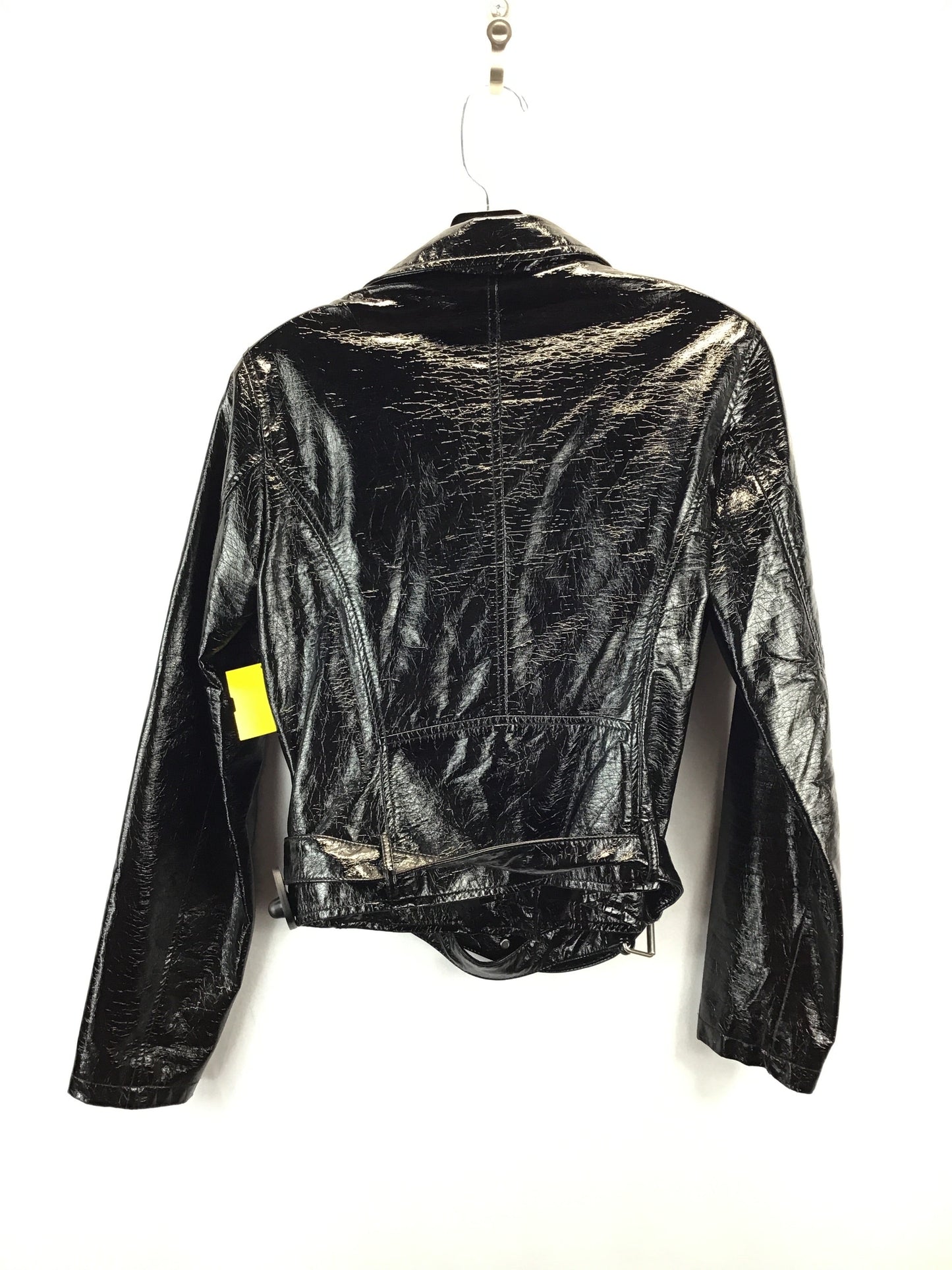 Jacket Moto By Forever 21 In Black, Size: M