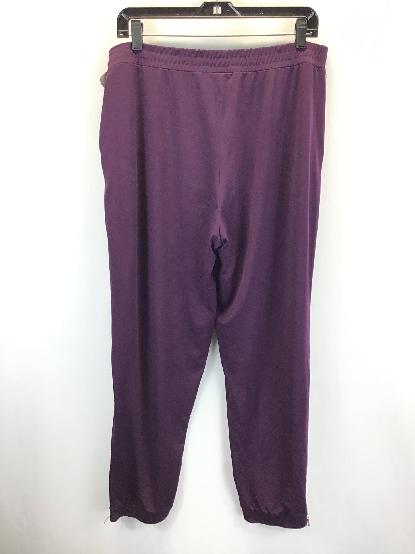 Pants Linen By Susan Graver In Purple, Size: M