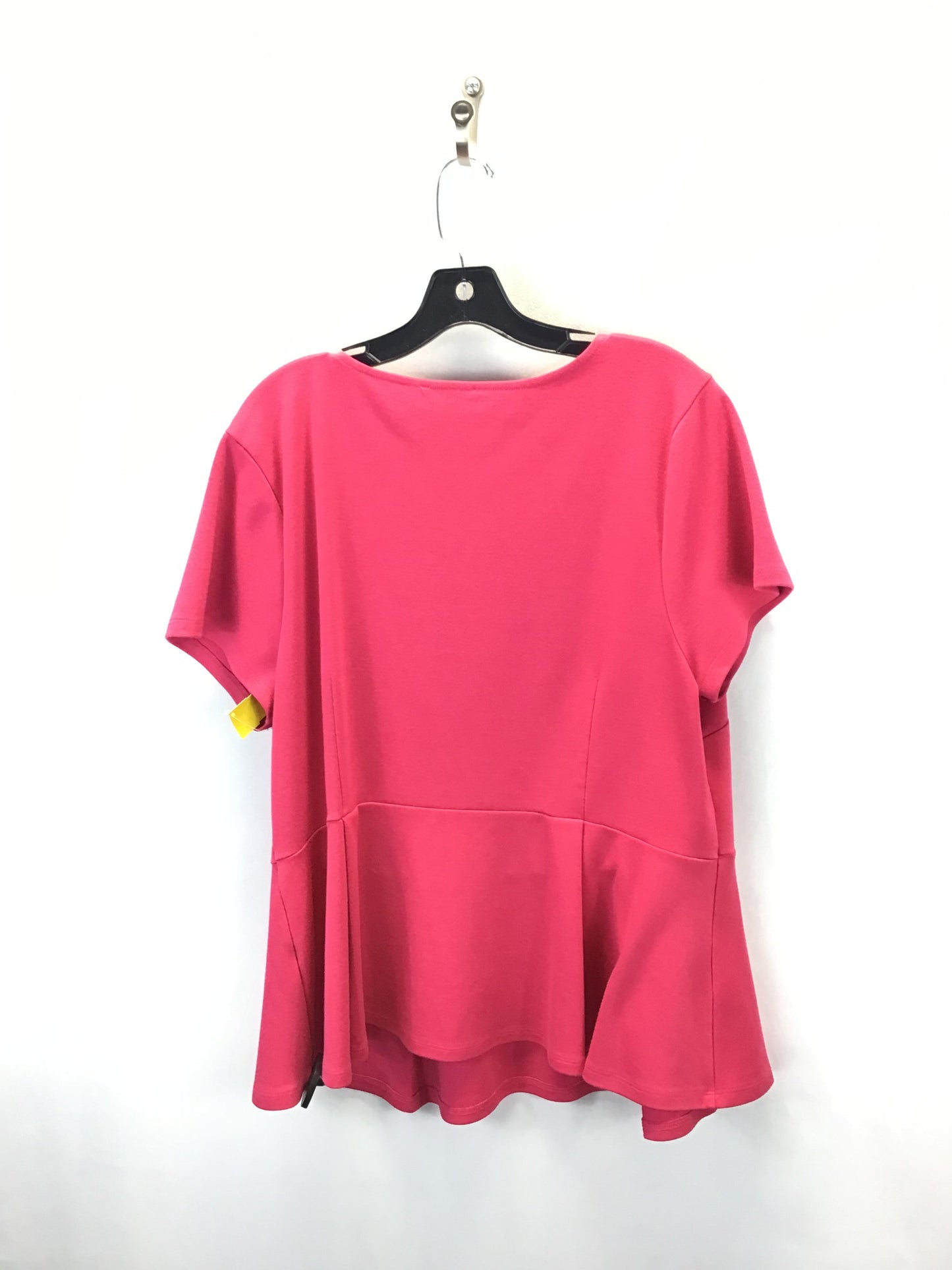 Top Short Sleeve Basic By Forever 21 In Pink, Size: 3x