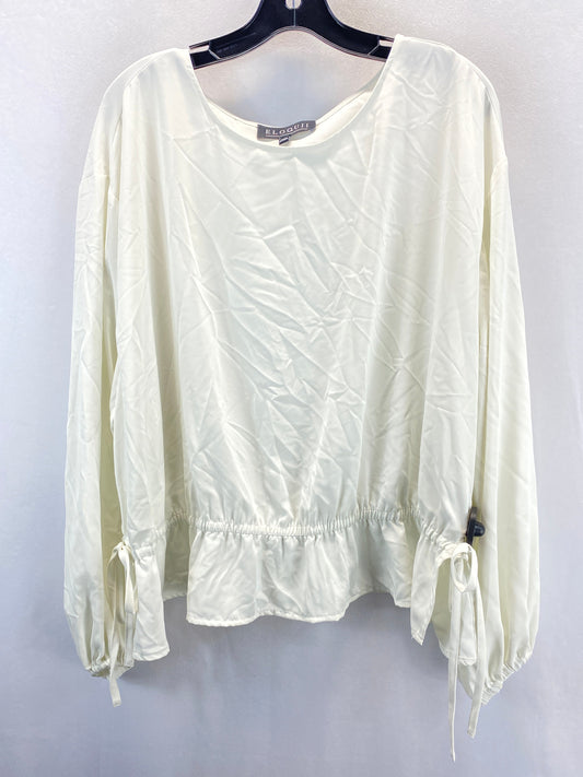 Top Long Sleeve Basic By Eloquii  Size: 1x