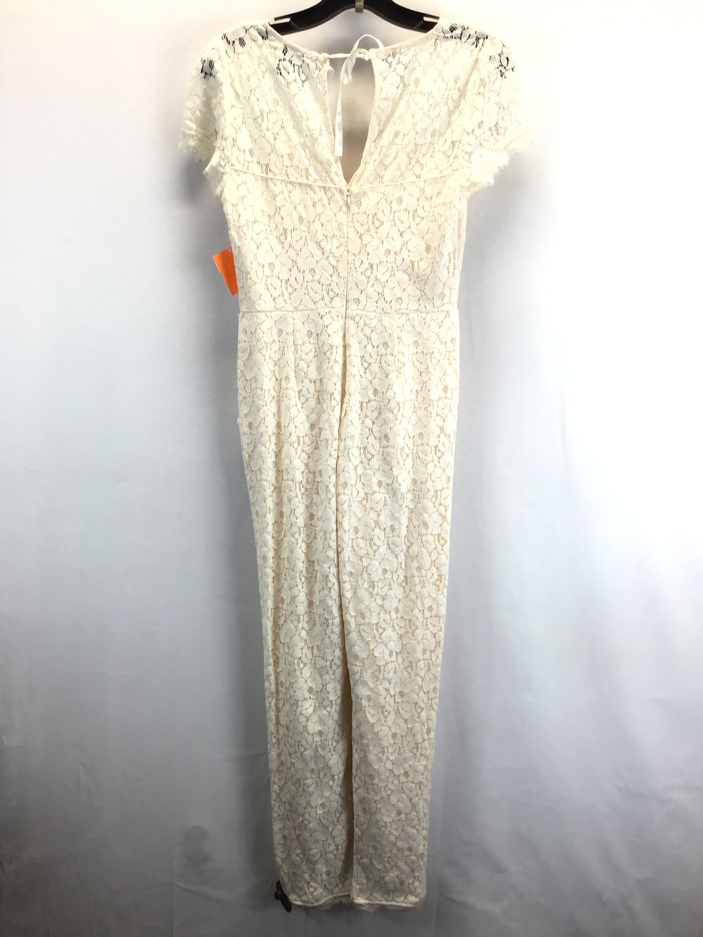 Cream Jumpsuit Fire, Size S