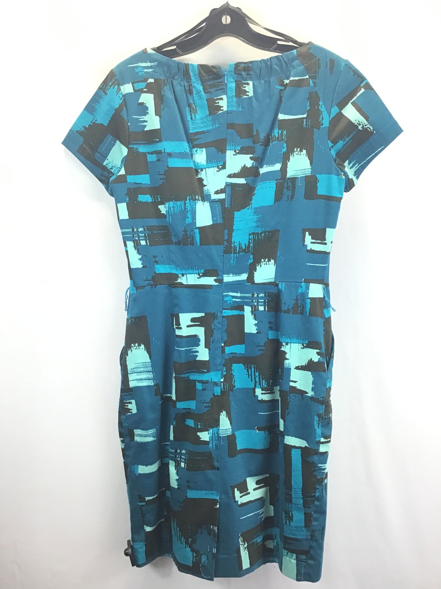 Black & Blue Dress Casual Midi Calvin Klein, Size M