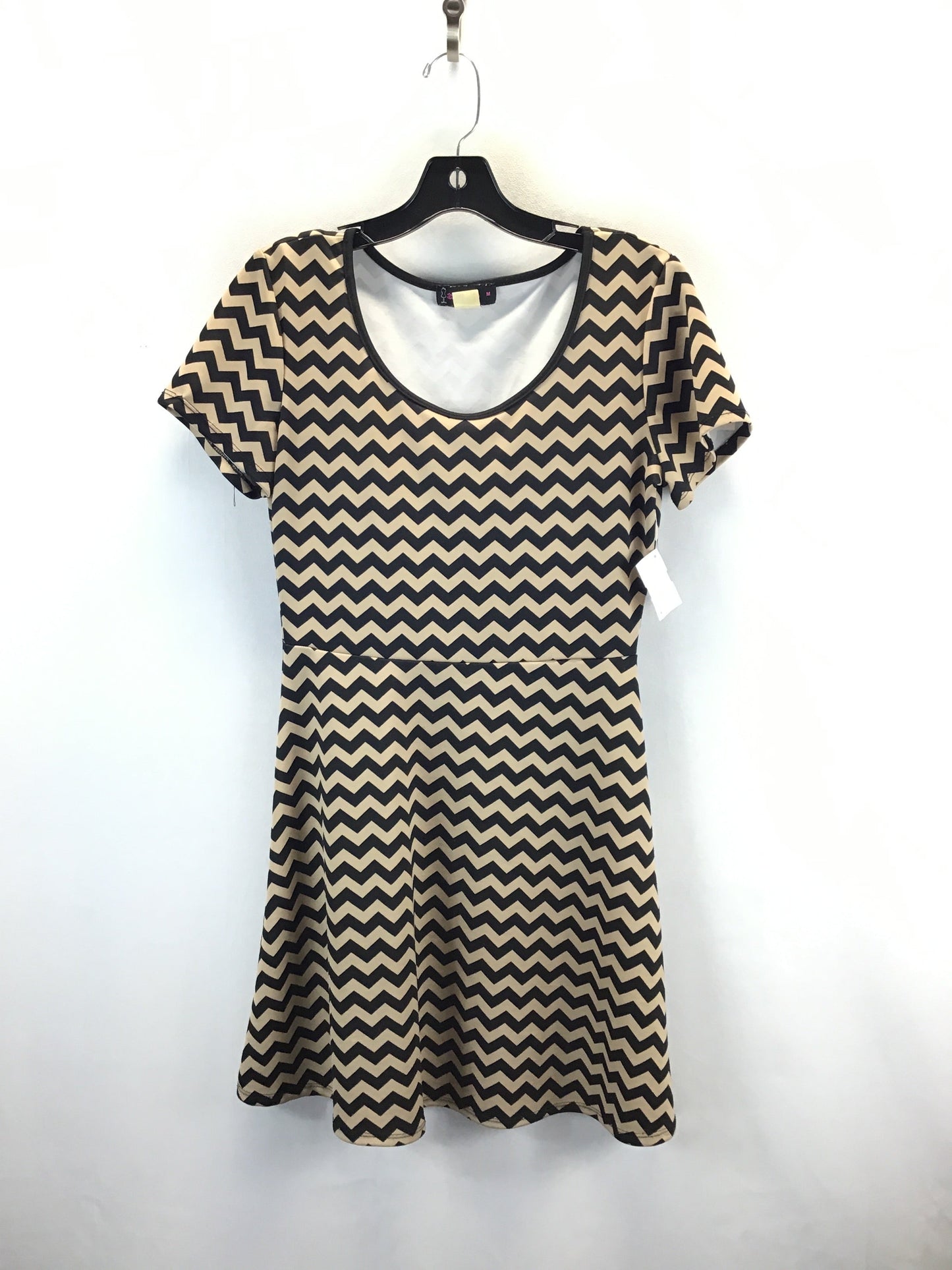 Dress Casual Short By Annabelle In Black & Tan, Size: M