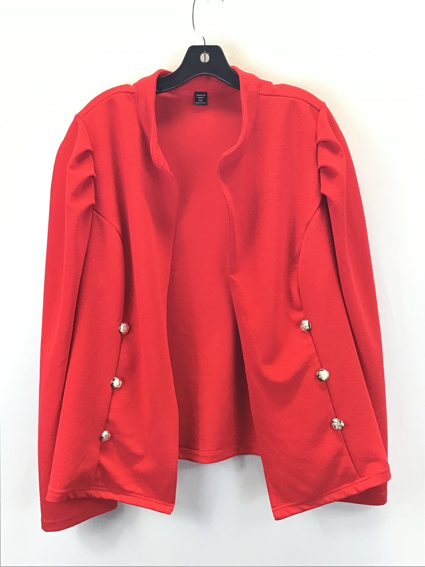 Red Blazer Shein, Size 4x