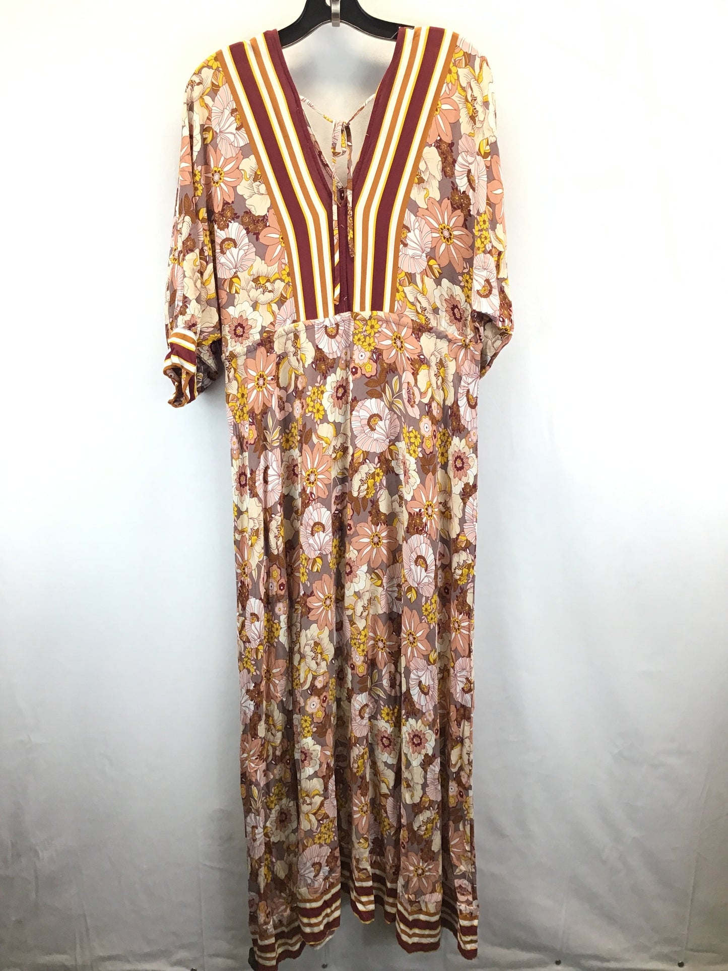 Floral Print Dress Casual Maxi Bohme, Size S