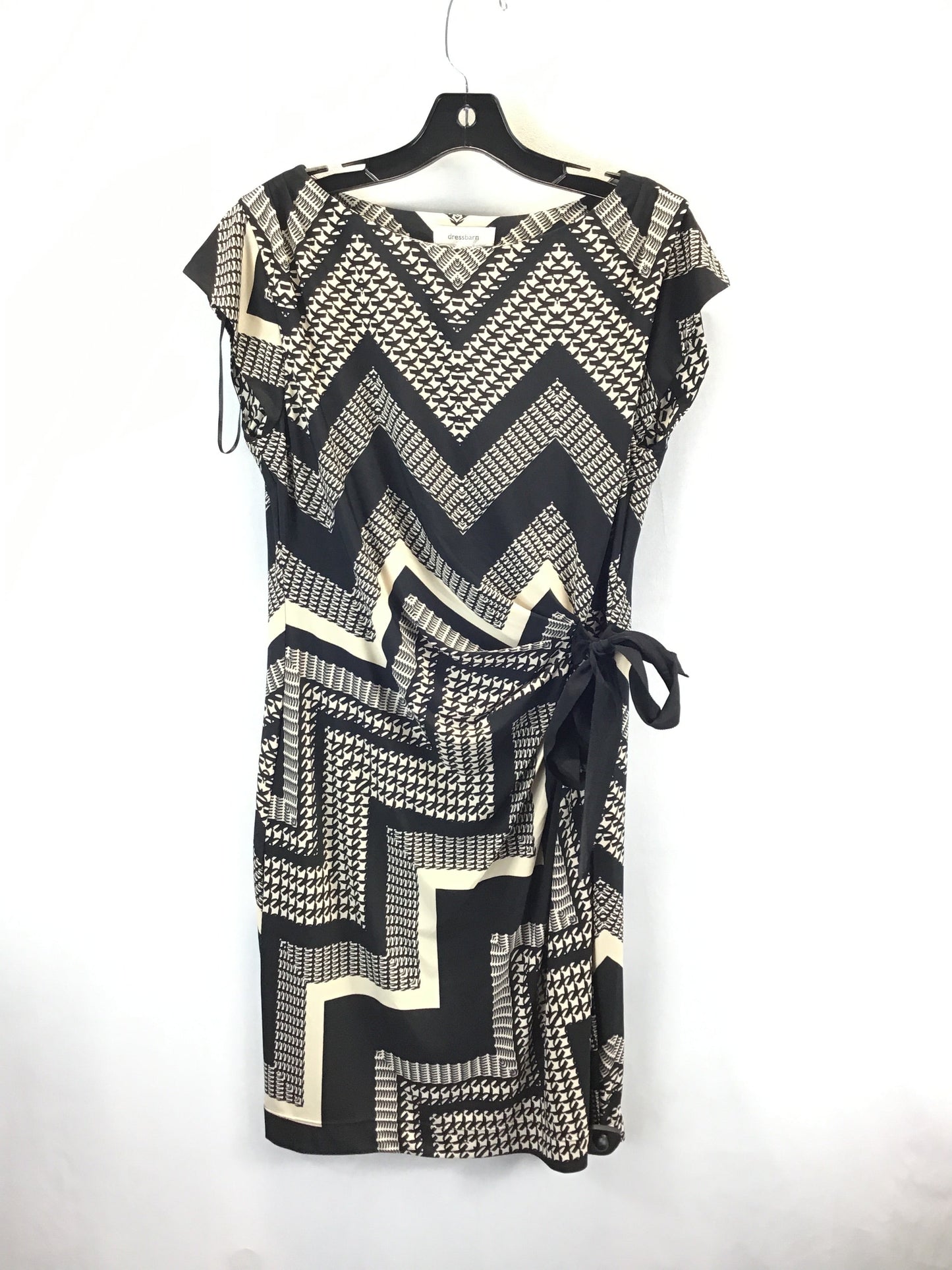 Dress Work By Dressbarn In Black & Cream, Size: Xl