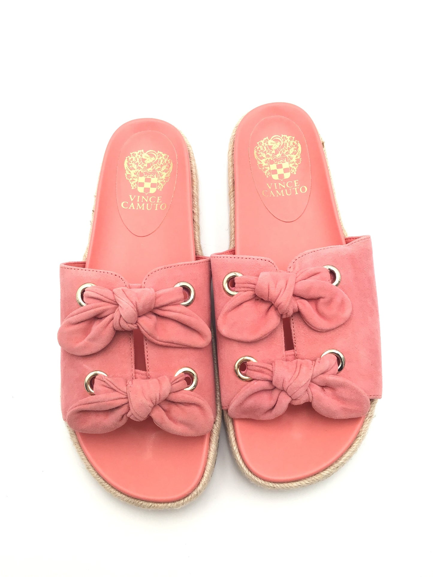 Peach Sandals Flats Vince Camuto, Size 9.5