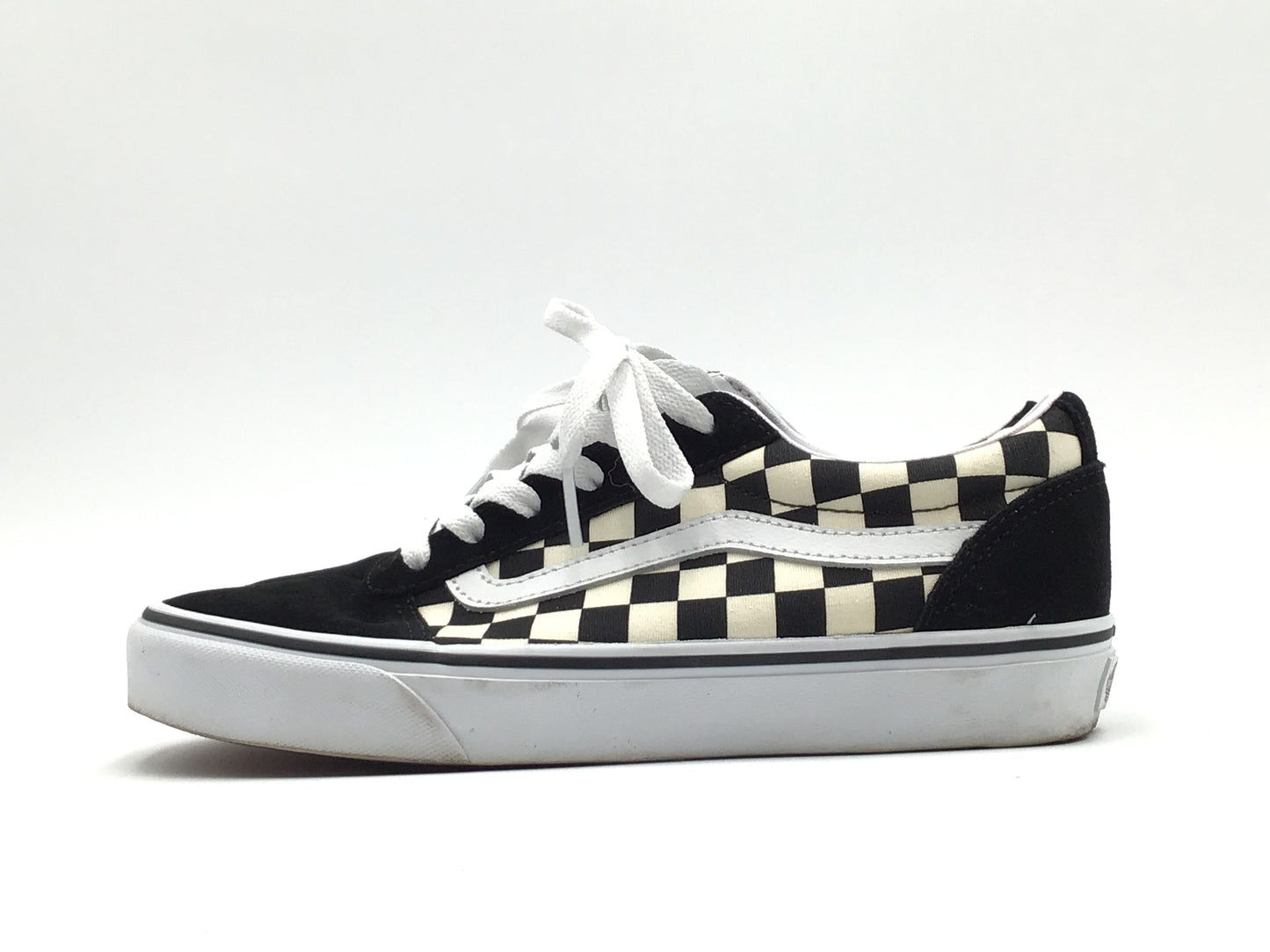 Black & White Shoes Sneakers Vans, Size 8