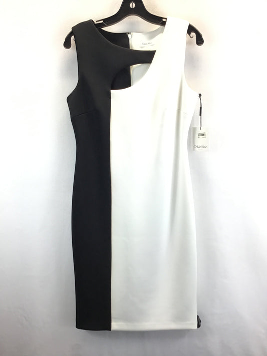Black & White Dress Work Calvin Klein, Size M