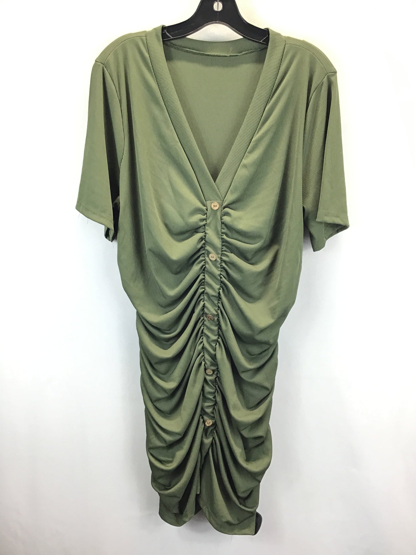 Dress Casual Short By Shein In Green, Size: 3x