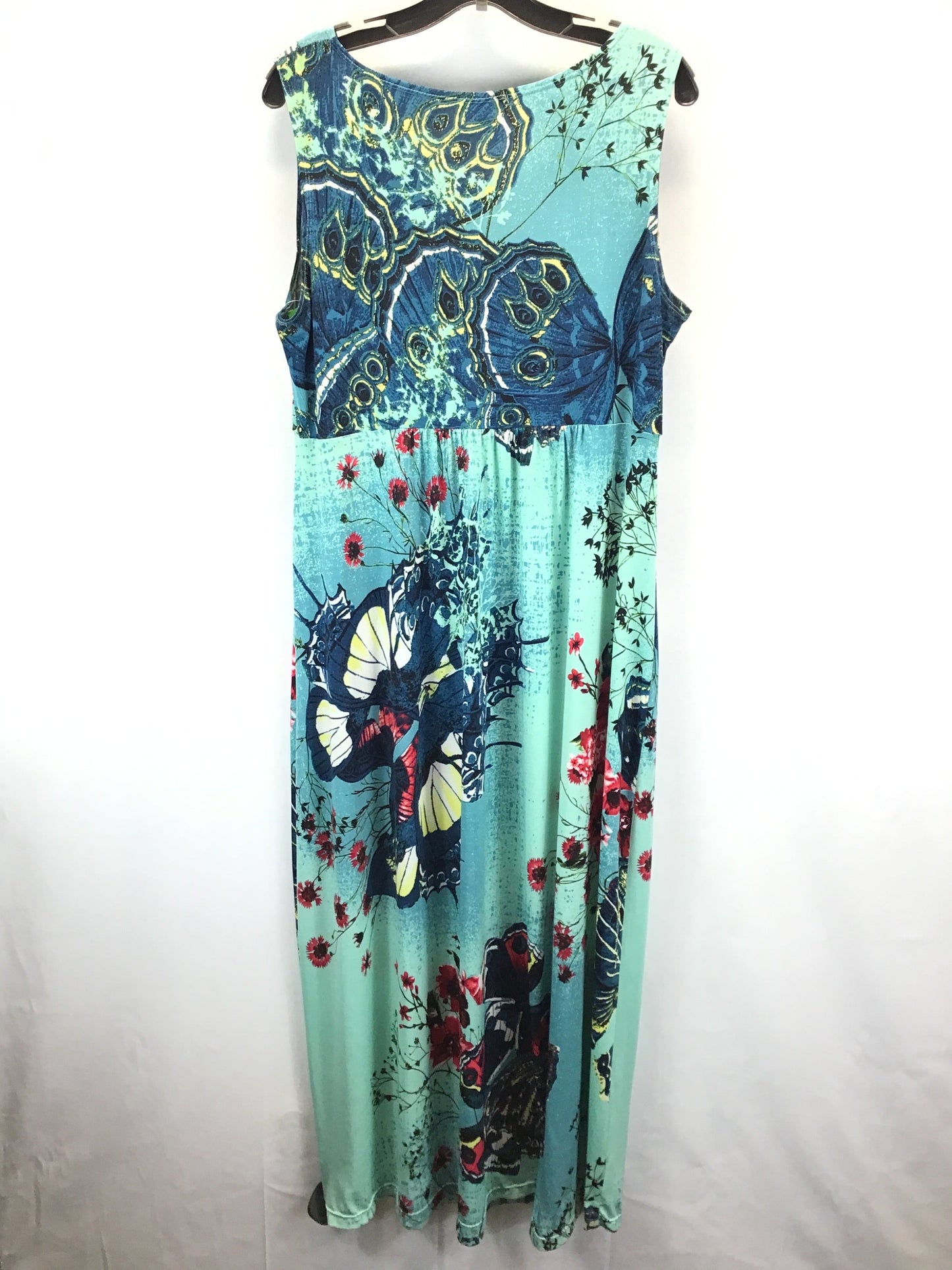 Floral Print Dress Casual Maxi Elementz, Size L