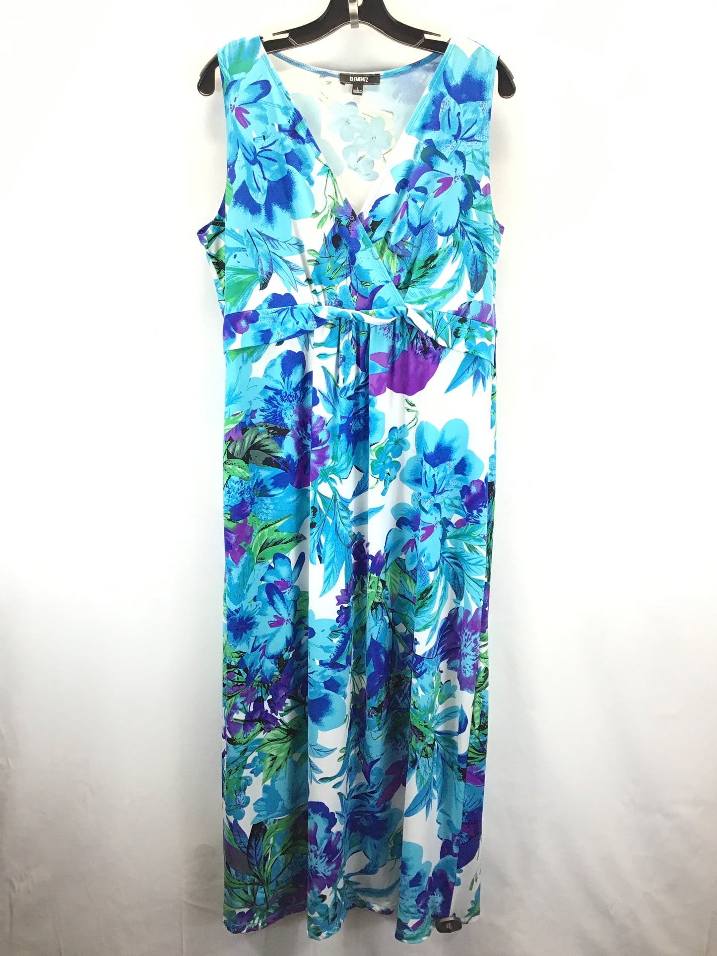 Floral Print Dress Casual Maxi Elementz, Size L