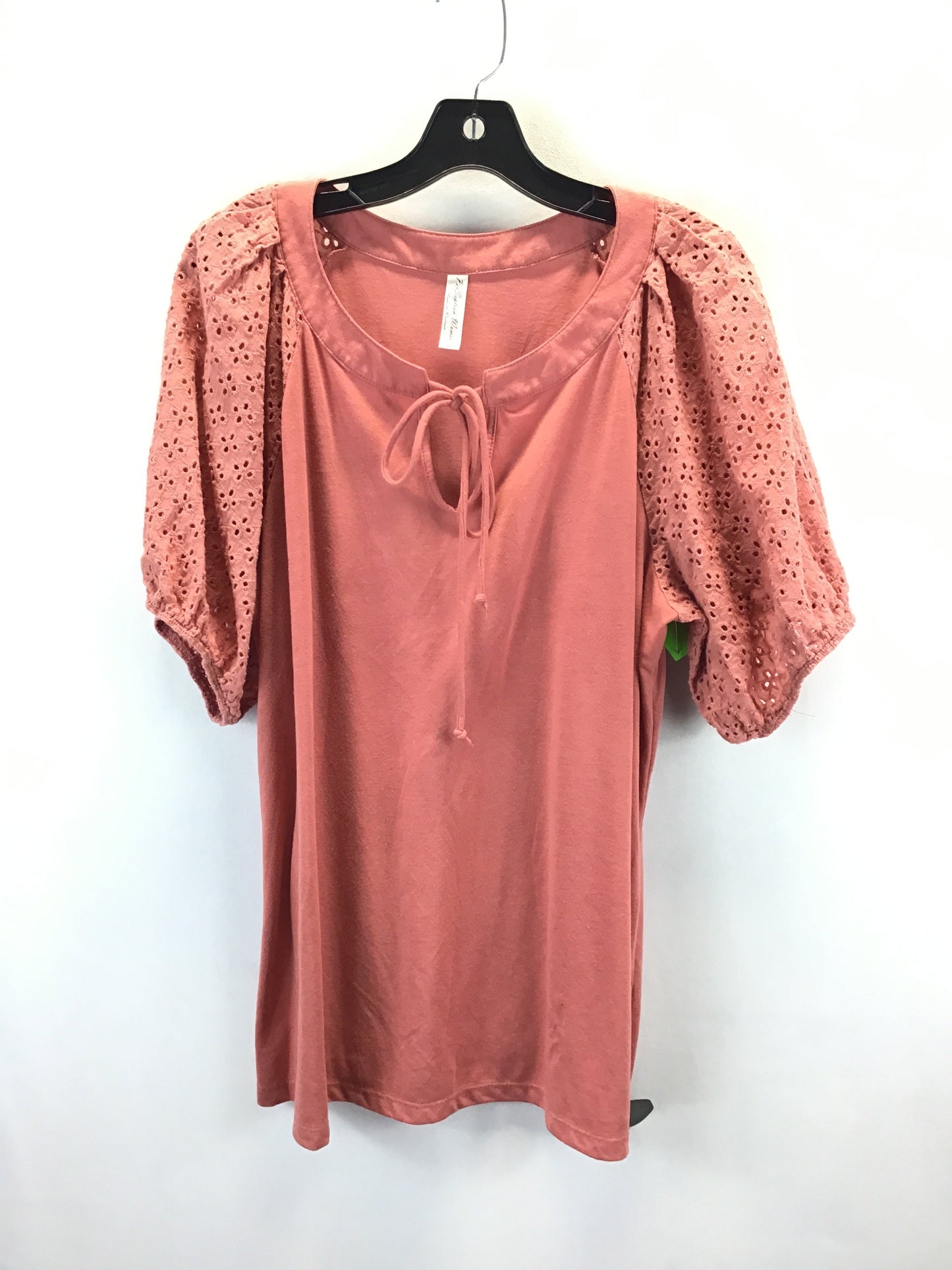 Top Short Sleeve By Clothes Mentor In Pink, Size: 2x