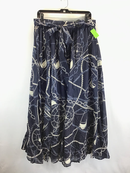 Skirt Maxi By Clothes Mentor In Navy, Size: L