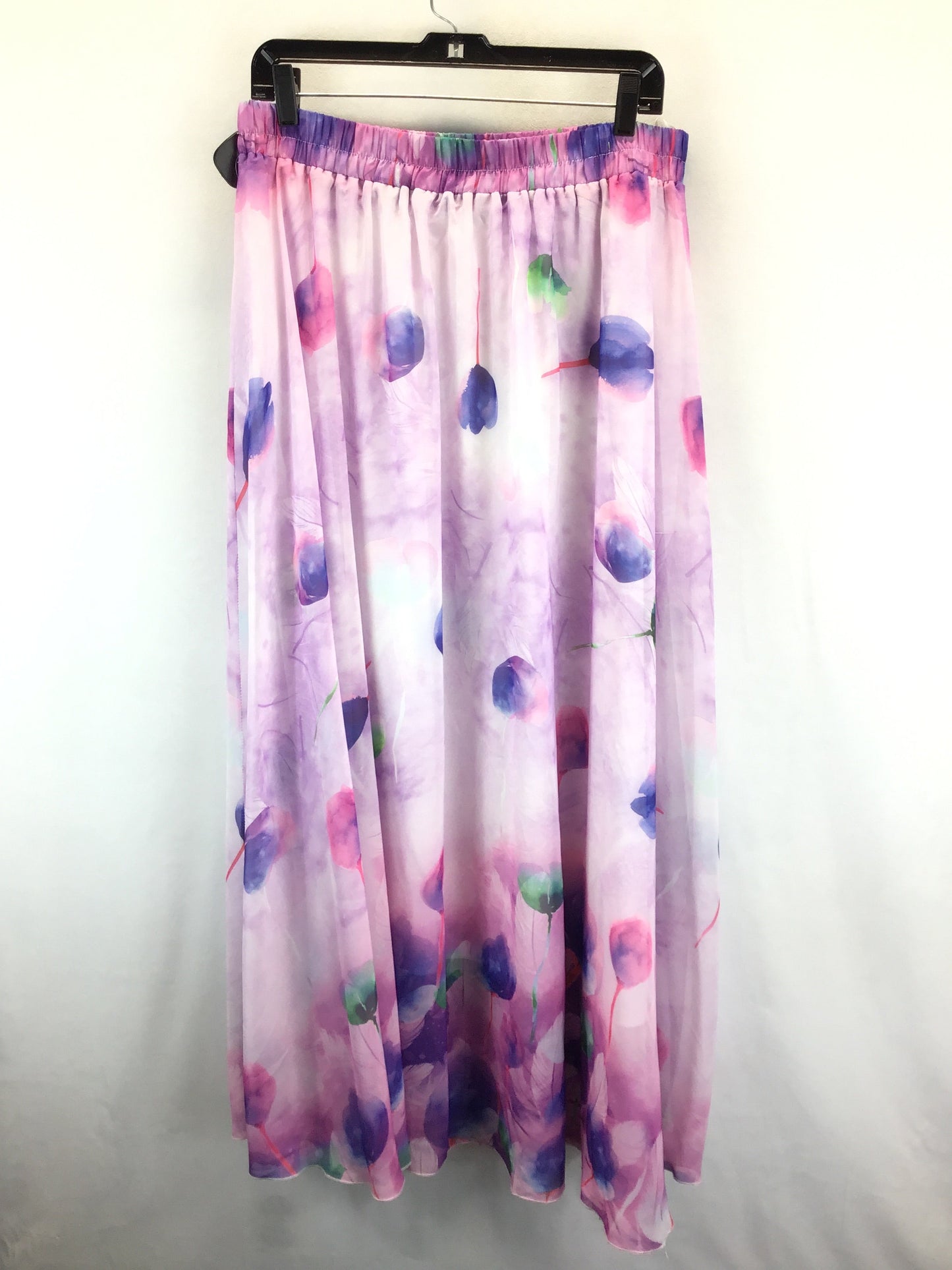 Skirt Maxi By Clothes Mentor In Purple, Size: 2x