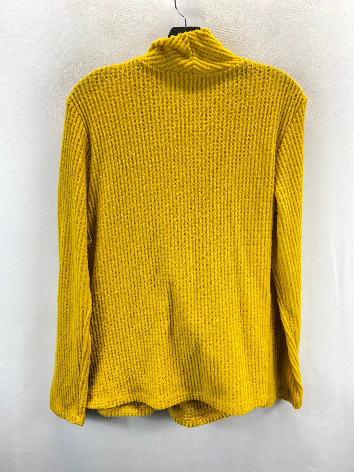 Top Long Sleeve By Pleione In Yellow, Size: L