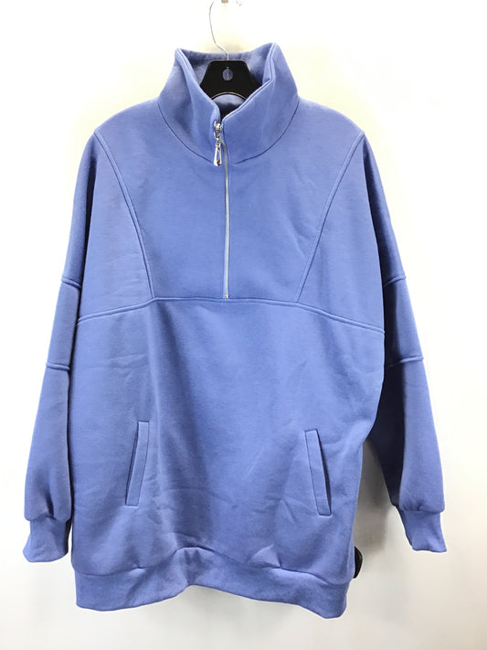 Sweatshirt Crewneck By Clothes Mentor In Blue, Size: L